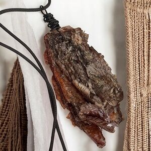 Beautiful River Birch Bark Pendant